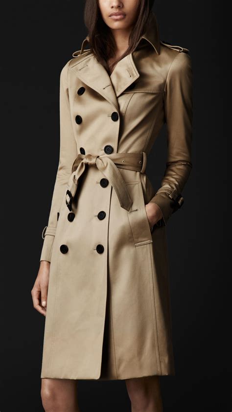 burberry prorsum sateen trench coat